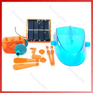 Solar Powered Boat Education Toy Assembly Kit Built New  