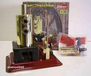 WILESCO D3 NEW TOY STEAM ENGINE WITH BRASS BOILER   MUST SEE   