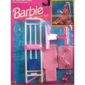  Barbie Exercise Set (1992 Arcotoys, Mattel) Toys & Games