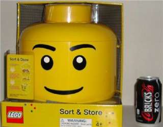 New Large Minifig Head easily SORT & STORE LEGO bricks  