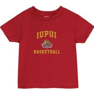   Cardinal Red Toddler/Kids Basketball Arch T Shirt