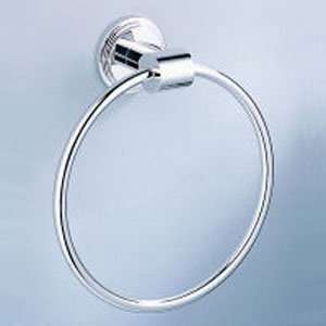   Nickel Quick Ship Faucets Shower & Accessories 7 1/8 Towel Ring Home