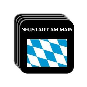 Bavaria (Bayern)   NEUSTADT AM MAIN Set of 4 Mini Mousepad Coasters