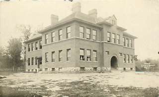 WI EDGAR HIGH SCHOOL BUILDING MAILED 1917 RPPC T88411  