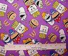 McDonalds Fries Burgers Shakes Happy Meals Fabric by the Yard