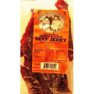 SWEET AND SPICY BEEF JERKY Grocery & Gourmet Food