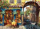cafe on the canal art viktor shvaiko cobble hill 1000