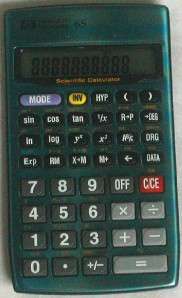 Hewlett Packard HP 6S Scientific Calculator With Manual  