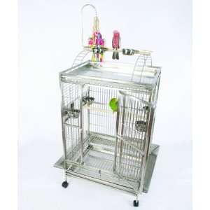 Stainless Steel Macaw Playtop Bird Cage 40X30X47  
