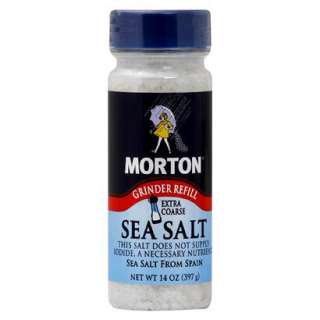 Morton Extra Coarse Sea Salt Grinder Refill   5.3 oz. product details 
