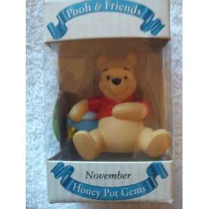    Disney Pooh  Honey Pot Gems  November Birthstone