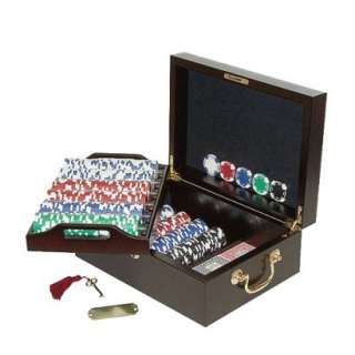 Trademark Poker 500 pc. Chip Set with Mahogany Case product details 