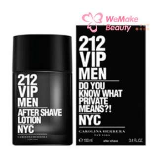 212 VIP by Carolina Herrera for Men 3.4 oz After Shave Lotion New In 