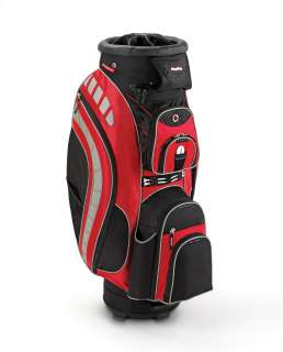 New 2012 Bag Boy BagBoy Golf Revolver XL Cart Bag   Red/Black/Silver 