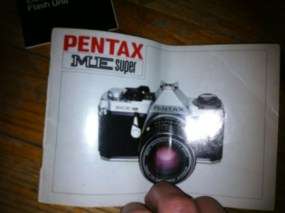 Vintage Pentax ME Super 35 MM Camera Asahi SMC 12 50MM With Case 