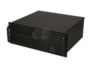 NORCO RPC 430 Black 4U Rackmount Super Short Depth 15.25 Server Case 