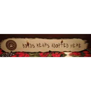  BOYDS BEARS ADOPTED SIGN   Retired 
