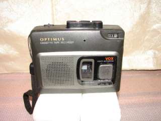 Optimus CTR 115 Voice Activated Cassette Tape Recorder  