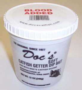 Docs Catfishing Stink/Dip/Sponge Catfish Bait w/ Blood  