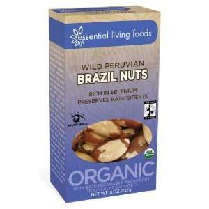 Brazil Nuts, 8 oz, Wild Peruvian