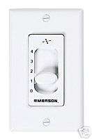 Emerson 4 Speed Fan Slide Control SW46W  