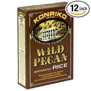 Konriko Wild Pecan Brown Rice, 7 Ounce Grocery & Gourmet Food