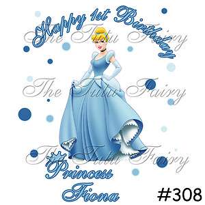 Cinderella Birthday shirt t t shirt tee personalized name age baby 