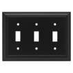 Architectural Triple Switch Wall Plate  Set of 2 
