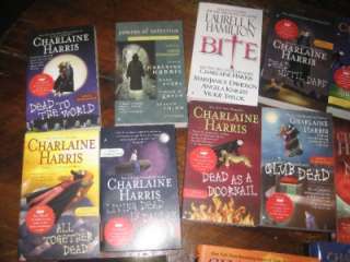 HUGE CHARLAINE HARRIS DEAD SERIES BOOK LOT 14 ALL NEW PAPERBACK 