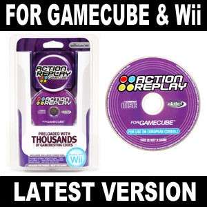 New Action Replay Cheats For Nintendo Gamecube & Wii  