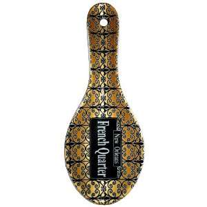  New Orleans French Quarter Iron Work Ceramic Spoon Rest 