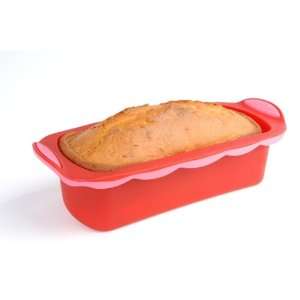 SiliconeZone New Wave Loaf Cake, Red / Pink  Kitchen 