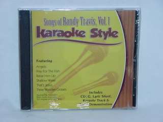 Songs Of Randy Travis Vol 1 Christian Karaoke NEW CD+G  