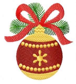 Christmas tree Motifs Machine Embroidery Designs 5x7  