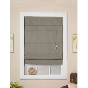   1404464 Sage Brush Fabric Roman Shade . 34 W x 72 L