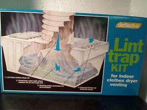   Lint Trap Kit for Indoor Clothes Dryer Venting Model LTH  