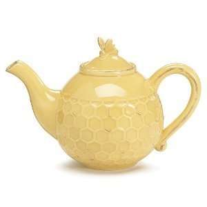   Bee Honeycomb Shape Teapot Adorable Teapot For Teas