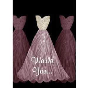  Be My Bridesmaid   PLUM Dresses Wedding Card Health 