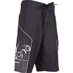   Racing Standard Mens Boardshorts Casual Pants   Black/White / Size 36