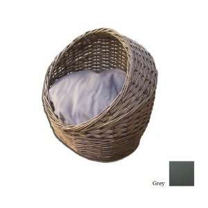  Snoozer Wicker Cat Bed, Small, Grey