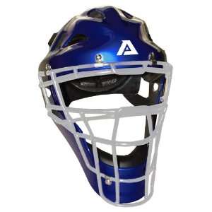  Hockey Style Catchers Face Mask (Navy) (Large) Sports 
