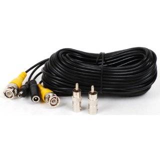 VideoSecu Video & Power 50 Feet BNC RCA Cable for Security Cameras 1JD