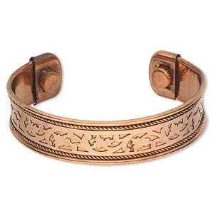 Western Copper Jewelry ~Cutout Pattern~ 17MM Copper Band Magnetic 