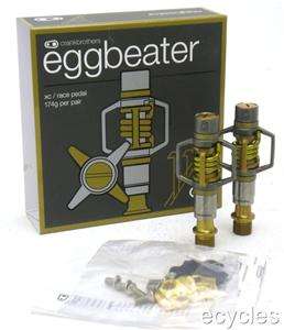 Crank Brothers EggBeater Egg Beater 11 Pedals   Gold Springs   NEW 