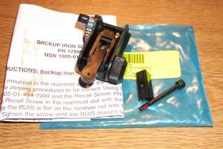 BACK UP SIGHT IRON SIGHT BUIS RIFLE SIGHT MATECH IRON SIGHT ASSEMBLY 