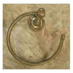   1643 Sonnet Towel Ring Towel Ring Rust w Black Wash