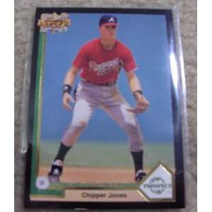   Chipper Jones # A11 MLB Baseball Top Prospect Anniversary Card Sports