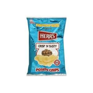  Herrs Potato Chips, Crisp N Tasty, Family Size, 11 oz 