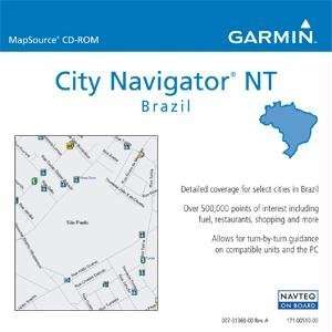 Quality By Garmin City Navigator Brazil NT Digital Map   South America 