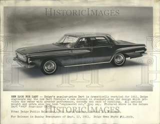   photo 1962 model of dodge dart historic images part number rrt29093